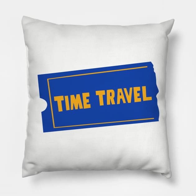 Time Travel Blockbuster Parody Pillow by Sparkleweather