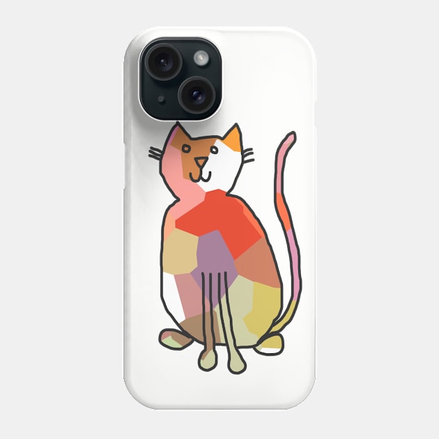 Rose Crystal Cat Phone Case by ellenhenryart