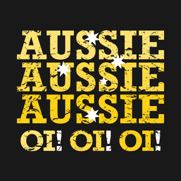 Aussie Aussie Aussie Oi Oi Oi (Gold) by idlei