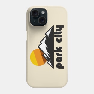 Retro Park City ))(( Tourist Souvenir Travel Design Phone Case