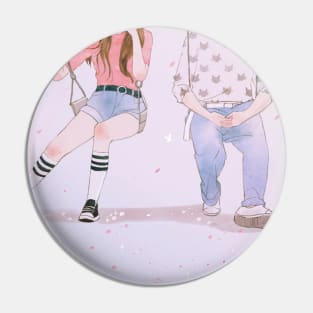 Pastel Couple Pin