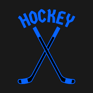 HOCKEY CROSSED STICKS LOGO T-Shirt