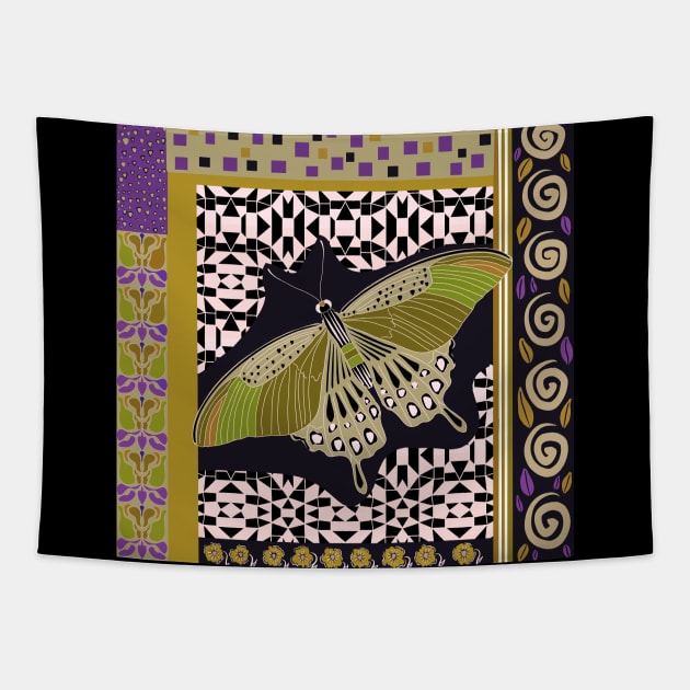 Decorative Butterfly Tapestry by Suneldesigns