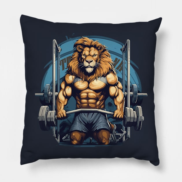 lion Pillow by piratesnow