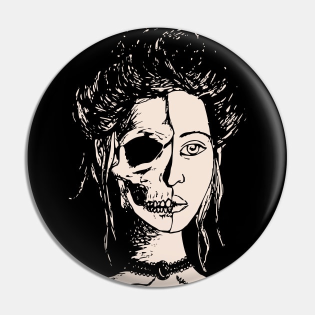 Memento Mori Pin by BattleBirdProductions