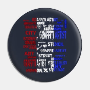 French International Street Art Festival Splash Graffiti Pin