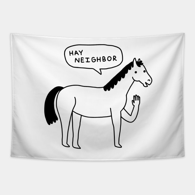 Hi Horse Tapestry by obinsun