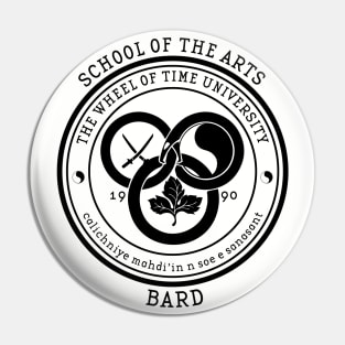 The Wheel of Time University - School of the Arts (Bard) Pin