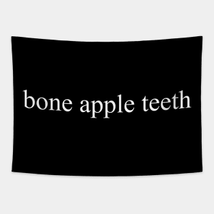 bone apple teeth, white Tapestry