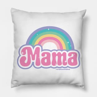 Mama 90s Pop Rainbow © GraphicLoveShop Pillow