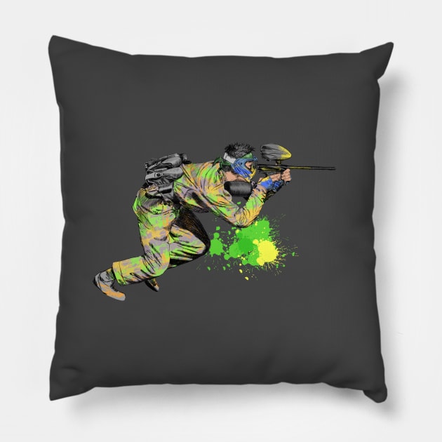 Paintball Pillow by sibosssr