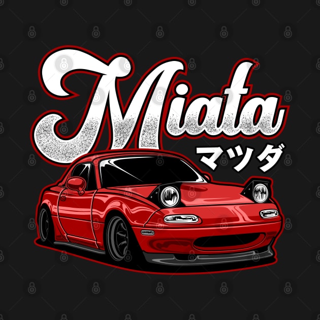 Miata MX-5 NA Red by idrdesign