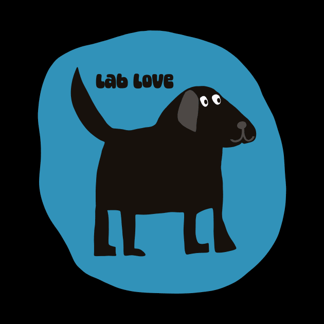 Lab love by Suzy Shackleton felt artist & illustrator