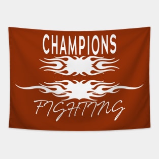 champions fighting Tapestry