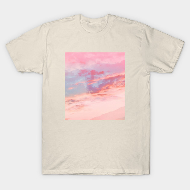 Sunset Clouds Oil Painting Clouds T Shirt Teepublic