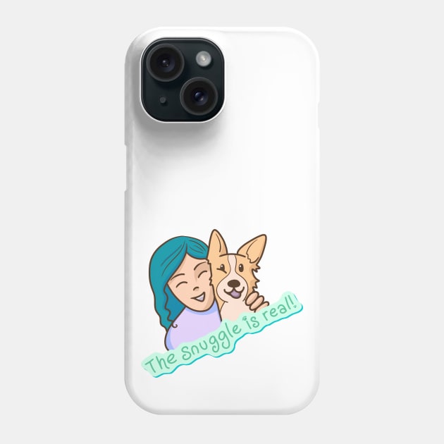 The Snuggle Is Real! Phone Case by KelseyLovelle