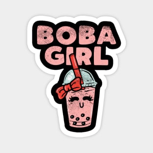 Boba Girl Magnet