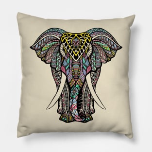 elephant zentangle,special elephant shirt, Pillow