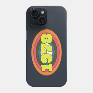 Yellow Year 1978 Rainbow Ellipse Vintage Typography Phone Case