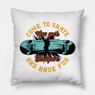 New York Skatepark Pillow