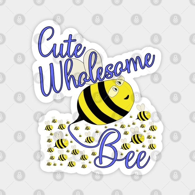 Cute Wholesome Bee Magnet by DiegoCarvalho