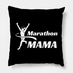 Marathon Mama Running 5k 10k Pillow