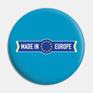 Made in Europe Pin