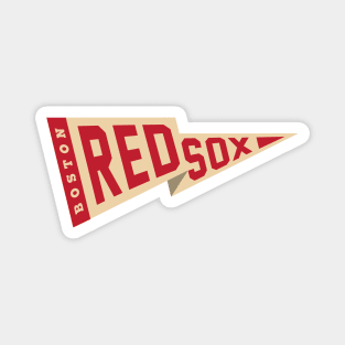 Boston Red Sox Pennant by Buck Tee Originals Magnet