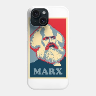 Karl Marx, obama poster Phone Case