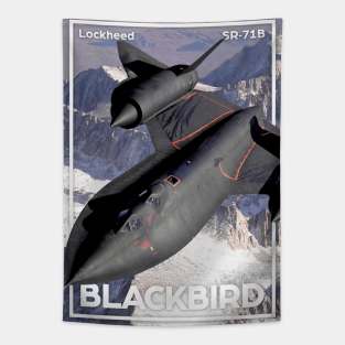 SR71B Blackbird Tapestry