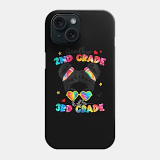 2nd Grade  3rd Grade Messy Bun Teacher Kids Phone Case