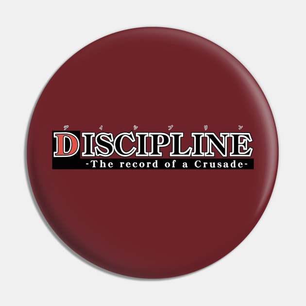 Hentai Anime Logo - DISCIPLINE - Hentai Anime - Pin | TeePublic