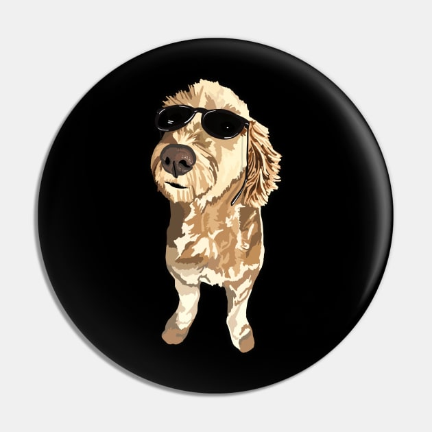 Riley the Rockerdoodle Pin by Quick Brown Fox Canada 