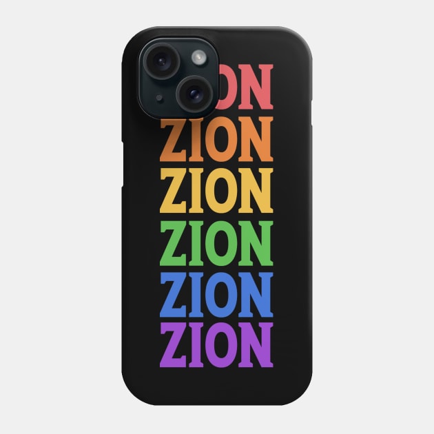 ZION NATIONAL PARK Phone Case by OlkiaArt