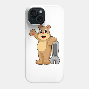 Bear Mechanic Wrench Phone Case