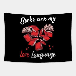 Books are my love language Tapestry