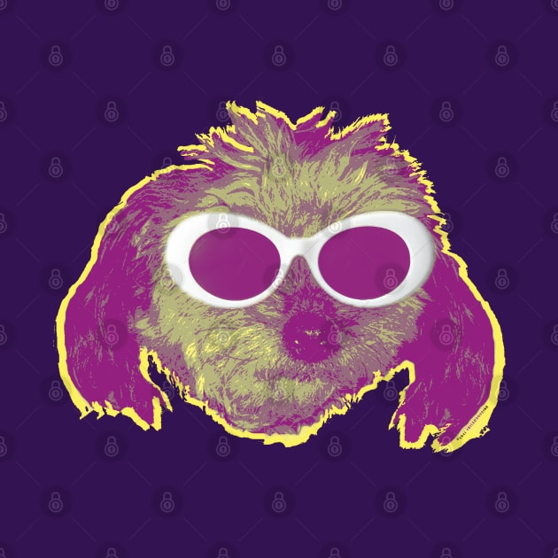 Grunge Poodle Purple by chilangopride