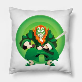 Samurai lion Pillow