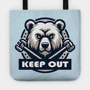 caution bear in area Tote