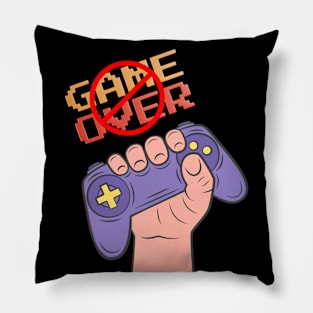 Gaming Addiction: Gamers Never Die Pillow