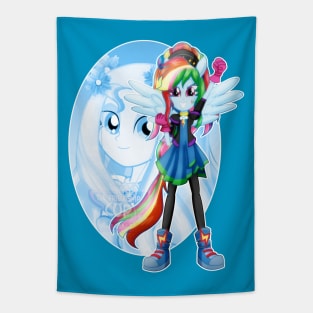 Aphrodite's warrior_Rainbow Dash Tapestry