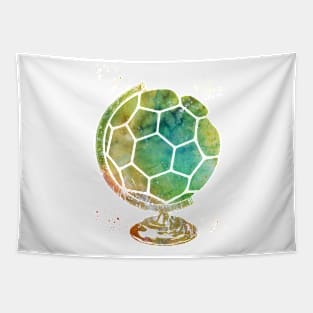 Handball Globe Tapestry