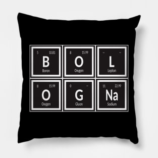 Bologna City | Periodic Table of Elements Pillow