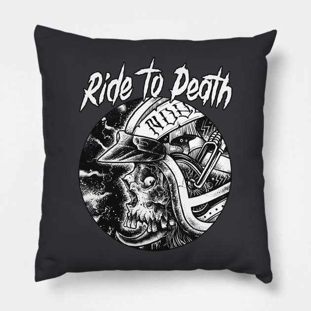 Ride to death Pillow by taixart