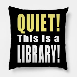 Quiet! This Is A Library Shirt - All That, Nickelodeon, The Splat Pillow