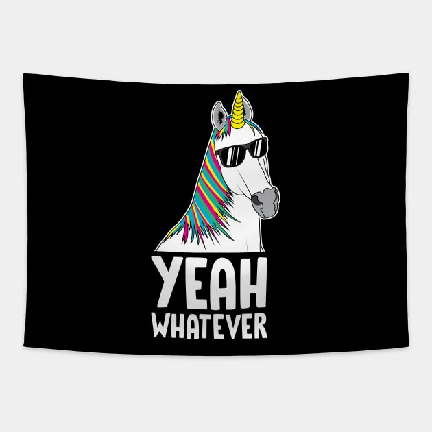 Yeah Whatever Tapestry by Bomdesignz