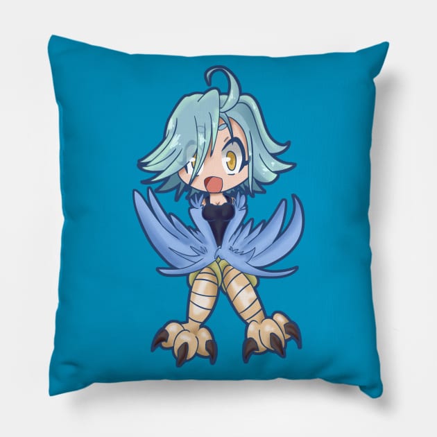 Monster Musume Papi Pillow by kelsmister