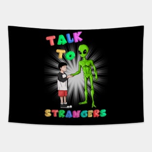 Talk to Strangers Tapestry