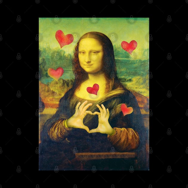 Mona Lisa Valentine Love by ArticArtac