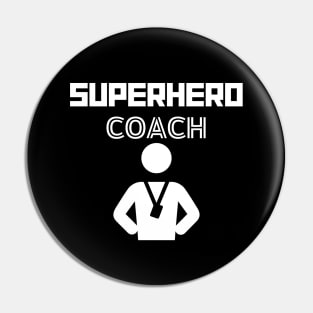 Superhero Coach Pin